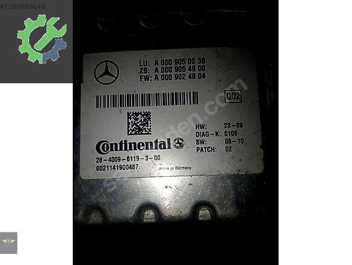 Mercedes-Benz CLA Beyin çıkma parça