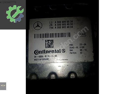 Mercedes-Benz EQA Beyin çıkma parça