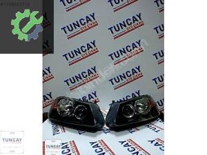 NİSSAN ALMERA SAĞ SOL MERCEKLİ FAR 2004-2008 ÇIKMA ORİJİNAL PARÇ