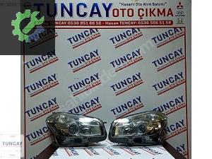 NİSSAN QASHQAİ SAĞ SOL FAR MERCEKLİ 2010-2013 ÇIKMA ORİJİNAL