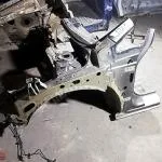 OPEL ASTRA J SOL ÖN ÇEYREK ŞASİ ŞASE