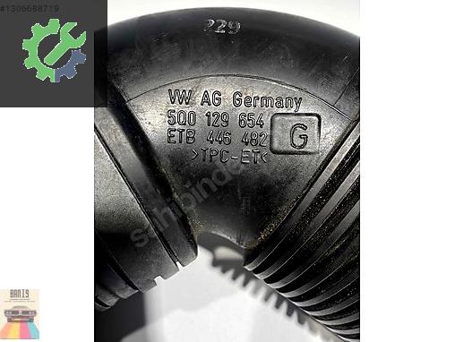 Volkswagen Passat Hava Filtresi Hortumu 5Q0129654 çıkma parça