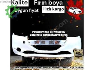 PEUGEOT 208 ÖN TAMPON 2012/2015 BEYAZ KALITE SIFIR