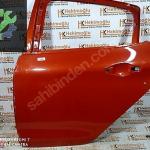 PEUGEOT 208 SOL ARKA KAPI 2012- 2015 KIRMIZI LOKAL BOYALI BOŞ