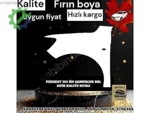 PEUGEOT 301 ÖN ÇAMURLUK SOL SIFIR KALITE BEYAZ