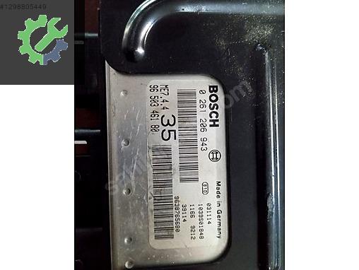 PEUGEOT 307 MOTOR BEYNİ 0 261 206 943