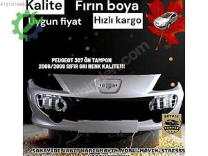 PEUGEOT 307 ÖN TAMPON 2006/2009 SIFIR GRI RENK KALITE!!!