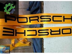 PORSCHE SARI EMNİYET KEMERİ ÖZEL İMALAT / AZAPHAN BMW STORE