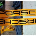PORSCHE SARI EMNİYET KEMERİ ÖZEL İMALAT / AZAPHAN BMW STORE