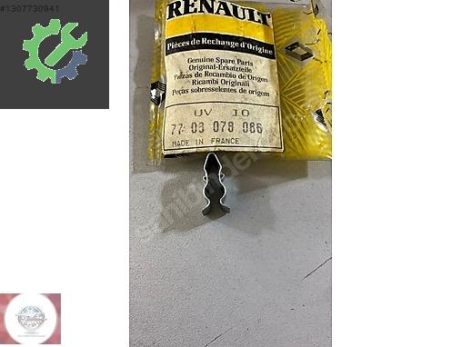 RENAULT 9-11-19-21 CLİO 1 KAPUT DAYAMA KLİPSİ MAİS 7703078086