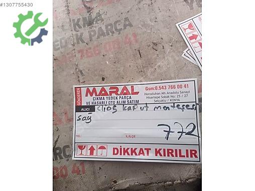 Renault Clio Sağ Kaput Menteşesi çıkma parça