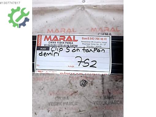 Renault Clio Ön Tampon Demiri çıkma parça