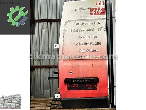 Renault Master Bagaj Kapağı çıkma parça