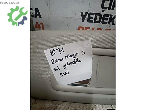 Renault Megane Sol Güneşlik çıkma parça