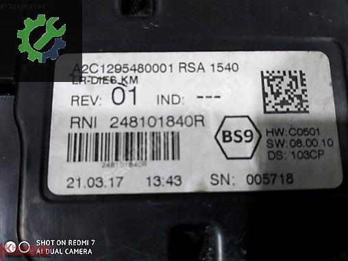 Renault Megane Gösterge Paneli 248101840R çıkma parça