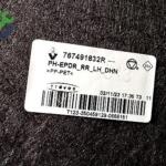 RENAULT MEGANE 4 SOL ARKA ÇAMURLUK DAVLUMBAZ 767491832R MEGAN RE