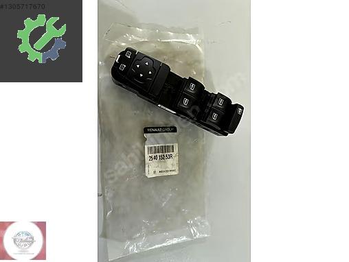 RENAULT MEGANE 4 SOL ÖN CAM DÜĞMESİ PANELİ MAİS 254015253R