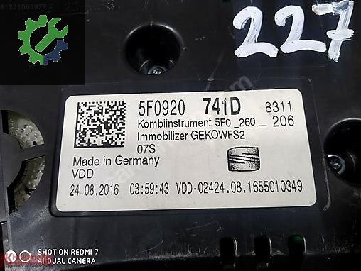 Seat Leon Gösterge Paneli 5F0920 çıkma parça