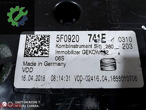 Seat Leon Gösterge Paneli 5F0920 çıkma parça