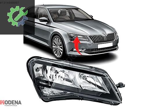 Skoda Superb Sol Ön Far 3V1941016 çıkma parça
