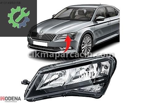 Skoda Superb Sol Ön Far çıkma parça