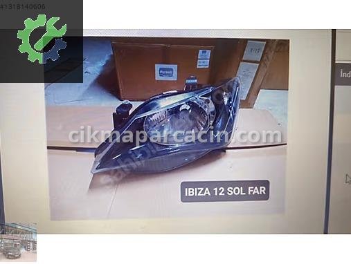Seat Ibiza Sol Ön Far 6JSOLFAR çıkma parça