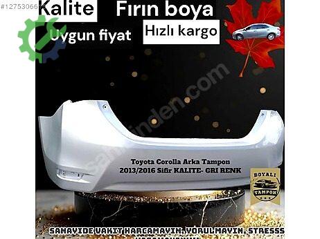Toyota Corolla Arka Tampon SIFIR-KALITE çıkma parça