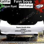 Toyota Corolla Arka tampon (2012/2013) Beyaz Sıfır-kalite