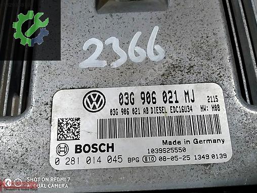 Volkswagen Golf Beyin 03G906021MJ, 03G906021A çıkma parça