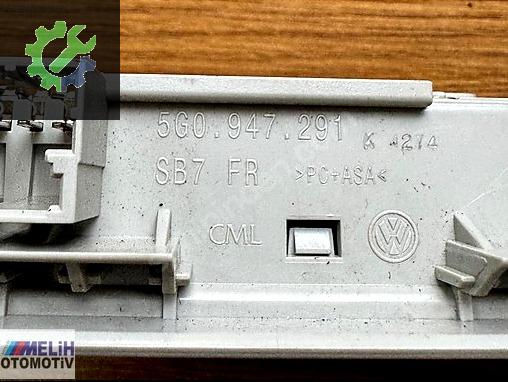 Volkswagen Tiguan Tavan Lambası 5G0947291 çıkma parça