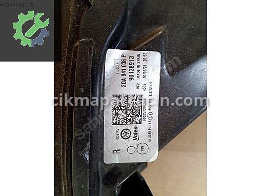 Volkswagen T-Roc Sağ Ön Far 2GA941036P çıkma parça