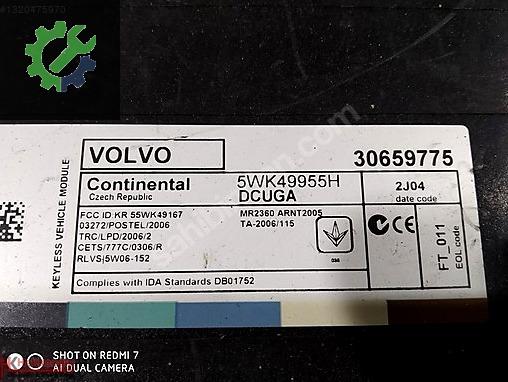 Volvo S60 Kontak Seti 30659775 çıkma parça
