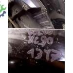 VOLVO XC 90 ARKA TAMPON ALT KARLIK SPOİLER XC90 ÇIKMA