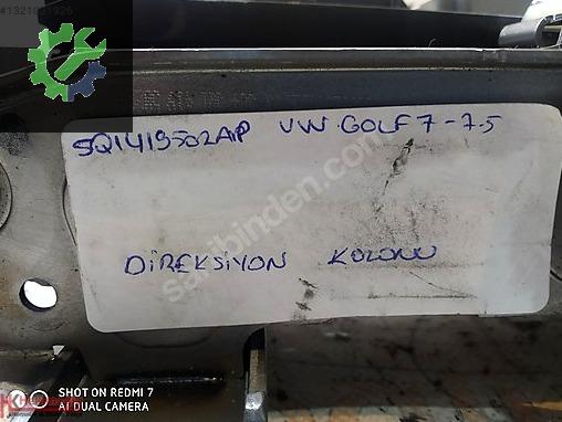 Volkswagen Golf Direksiyon Mili 5Q1419502AP çıkma parça