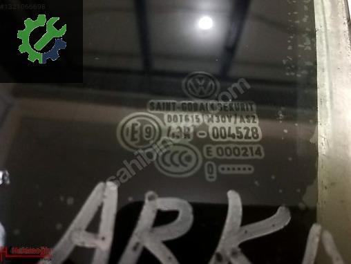 Volkswagen Jetta Kelebek Camı 004528 çıkma parça