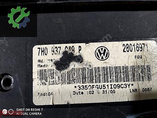 Volkswagen Transporter Beyin 7H0937049P çıkma parça