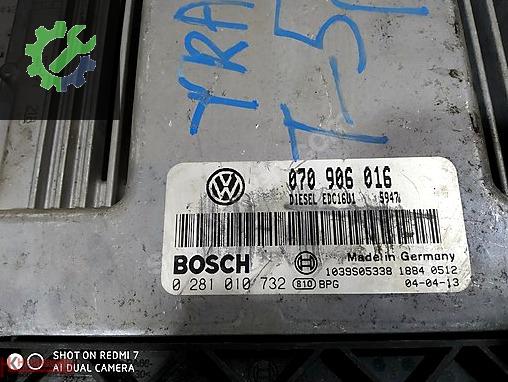 Volkswagen Transporter Beyin 070906016 çıkma parça