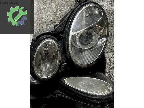 W211 MERCEDES SAĞ SOL ÇİFT BEYİNLİ FAR SİS LAMBASI