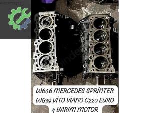 W646 MERCEDES SPRİNTER W639 VİTO VİANO C220 EURO 4 YARIM MOTOR
