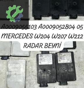 A0009055103 A0009052804 05 MERCEDES W204 W207 W212 RADAR BEYNİ