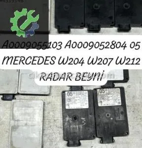 A0009055103 A0009052804 05 MERCEDES W204 W207 W212 RADAR BEYNİ