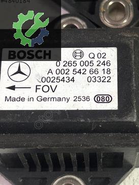A0025426618 MERCEDES W211 SAVURMA AİRBAG DARBE İVME SENSÖRÜ