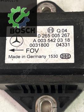 A0035420318 MERCEDES W211 W219 W169 AİRBAG DARBE İVME SENSÖRÜ
