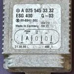 A0255453332 EGS400 Q-03 MERCEDES W202 W210 ML FAN BEYNİ MODÜLÜ
