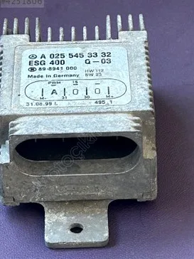 Mercedes-Benz E Serisi Fan Beyni A0255453332 çıkma parça