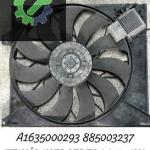 A1635000293 885003237 MERCEDES W163 ML RADYATÖR FAN MOTORU SETI