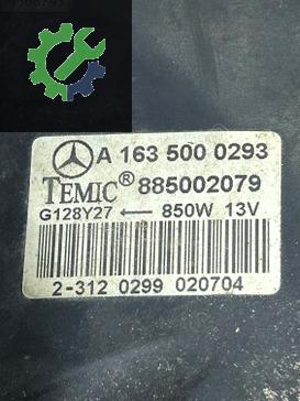 A1635000293 885003237 MERCEDES W163 ML RADYATÖR FAN MOTORU SETI