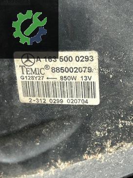 A1635000293 MERCEDES ML W169 TEMIC FAN MOTORU DAVLUNBAZ FAN SETİ