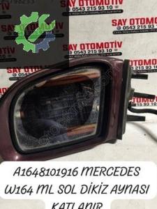 A1648101916 MERCEDES W164 ML SOL DİKİZ AYNASI KATLANIR