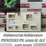 A1669001708 A1669019100 MERCEDES ML W166 GL GLE SAM BEYNİ
